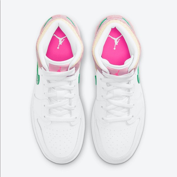 Air Jordan 1 Mid Paint Drip (PS) Preschool - Picture 4 of 6